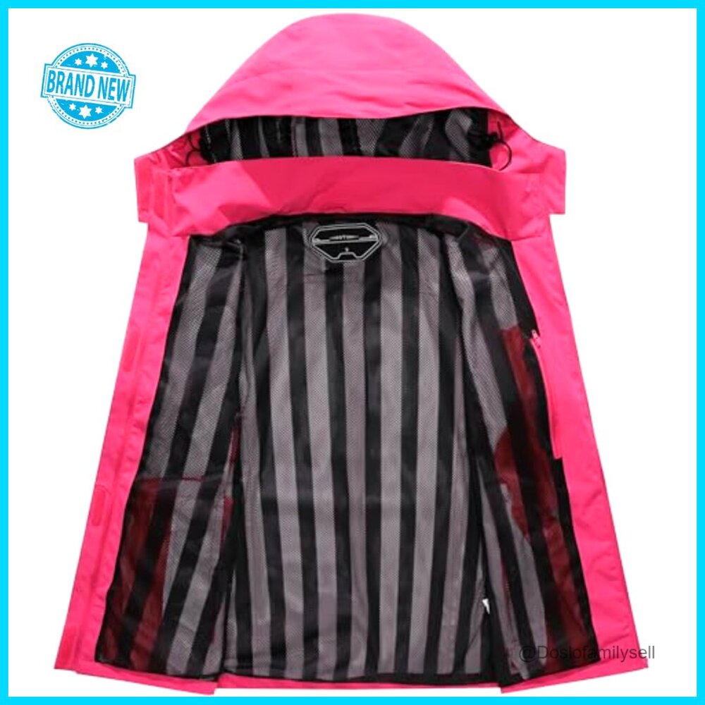 Lightweight Waterproof Rain Jacket Detachable Hoo… - image 2
